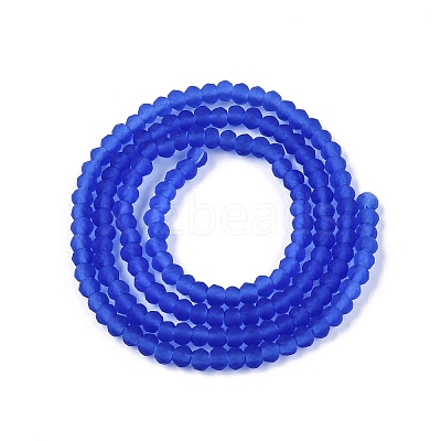 Transparent Glass Beads Strands EGLA-A044-T1mm-MD31-1