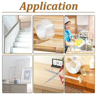 Acrylic Anticollision Strip DIY-WH0496-65B-1
