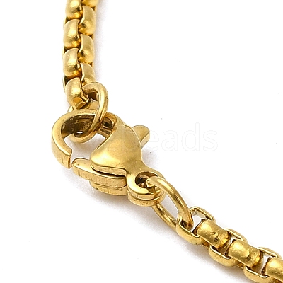 201 Stainless Steel Pendant Necklaces NJEW-H015-05GP-1