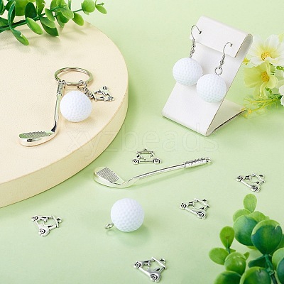 20Pcs 2 Styles Tibetan Style Alloy Pendants FIND-TA0010-94-1