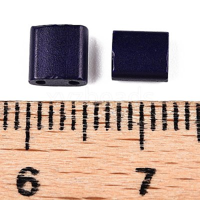 2-Hole Baking Paint Glass Seed Beads SEED-S023-17C-14-1