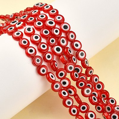 Handmade Lampwork Beads X-DF021Y-1-1
