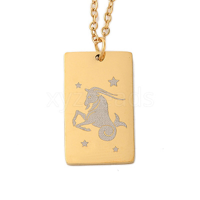 Golden 202 Stainless Steel Constellation Pendants Necklaces LS-NJEW-K380-02G-05-1