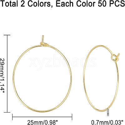 316 Stainless Steel Wine Glass Charms Rings STAS-UN0015-83A-1