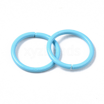 Spray Painted Iron Linking Rings IFIN-T017-03-1