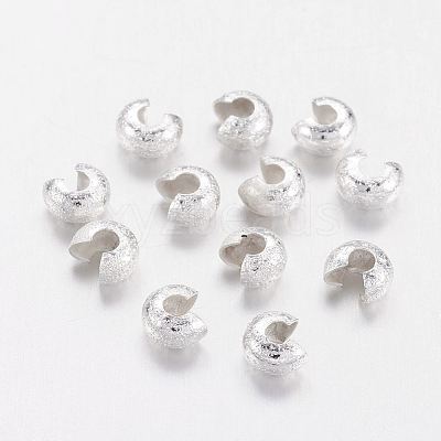 Brass Crimp Beads Covers LS-X-KK-G016-S-NF-1