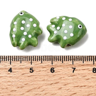 Handmade Porcelain Beads X-PORC-K010-06C-1