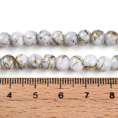 Baking Paint Glass Beads X1-DGLA-N003-6mm-B01-1