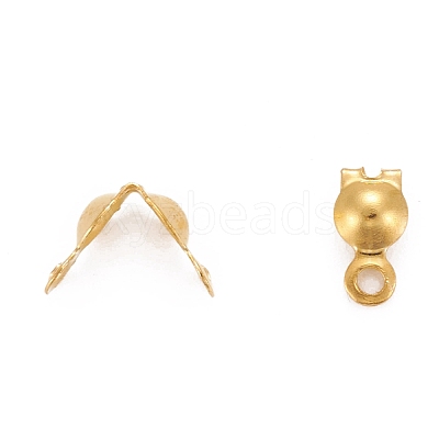 Brass Bead Tips KK-N0070-03G-1