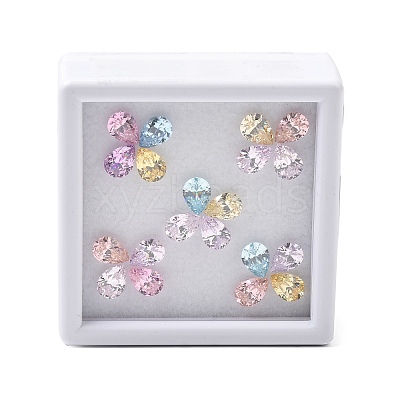 20Pcs Cubic Zirconia Cabochons CU-F002-05C-1