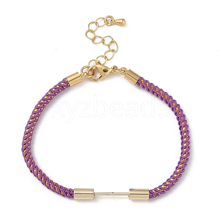 Braided Nylon Cord Bracelet Making MAK-L043-01G-04-1