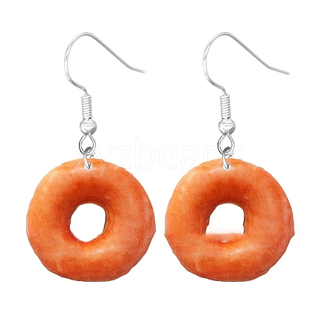 Acrylic Food Model Dangle Earrings PW-WG51A76-03-1