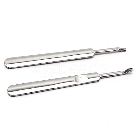 Stainless Steel Leathercraft Stitching Groover TOOL-WH0133-32-1