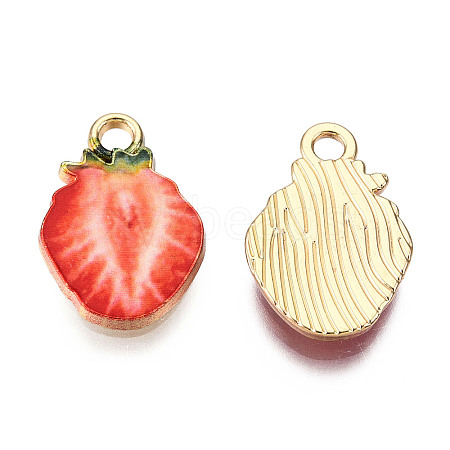 Alloy Enamel Pendants ENAM-N048-015-1