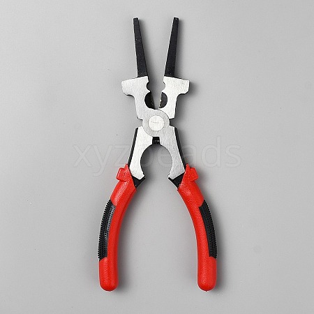 Multifunctional Carbon Steel Welding Pliers with Red Rubber Handles TOOL-WH0155-243-1