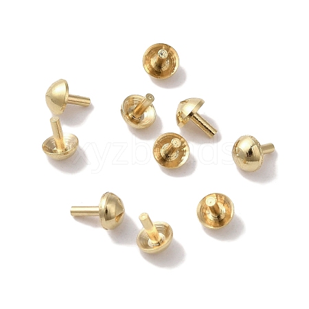 Brass Pendant Bails KK-K383-21B-G-1