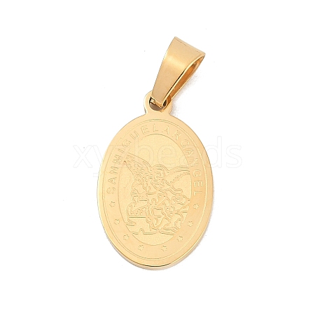 Ion Plating(IP) 304 Stainless Steel Pendants STAS-H356-07G-1