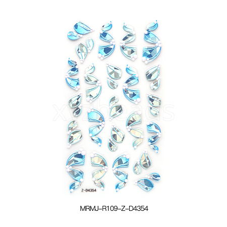 5D Laser Nail Art Stickers Decals MRMJ-R109-Z-D4354-1