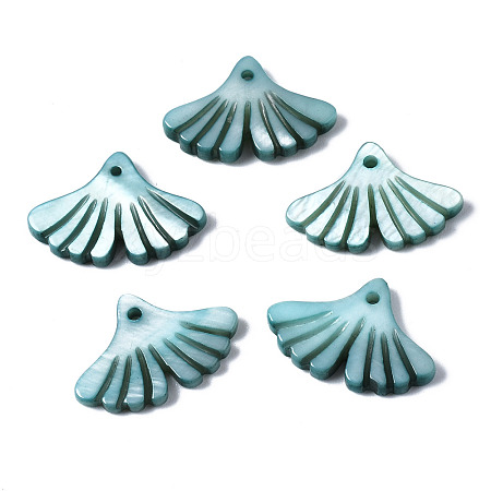 Natural Freshwater Shell Pendants SHEL-N026-163A-1