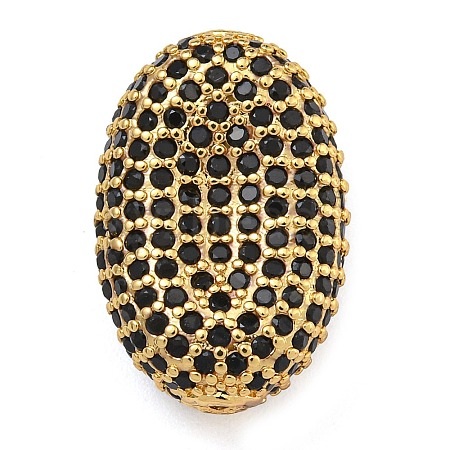 Rack Plating Brass Micro Pave Cubic Zirconia Charms KK-G513-74A-01G-1