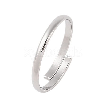 Non-Tarnish 304 Stainless Steel Plain Band Rings STAS-S125-13P-1