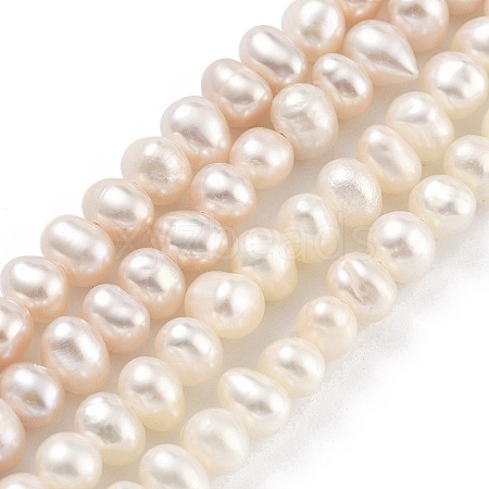 Natural Cultured Freshwater Pearl Beads Strands PEAR-C003-17C-1