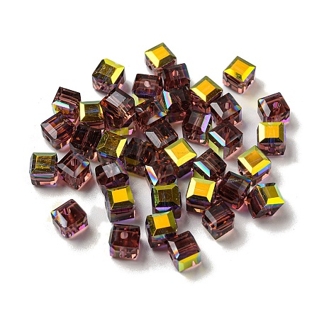 Electroplate Glass Beads EGLA-Z004-04A-02-1
