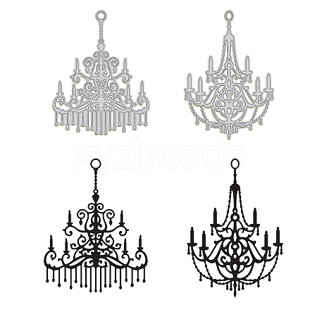 Chandelier Carbon Steel Cutting Dies Stencils DIY-WH0309-1399-1