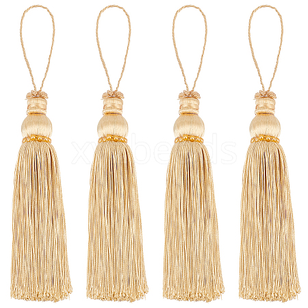 Polyester Tassel Pendant Decorations DIY-WH0542-06A-1