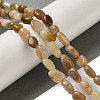 Natural Topaz Jade Beads Strands G-B078-B02-01-2