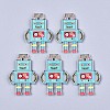 Transparent Printed Acrylic Pendants KY-S163-178-3
