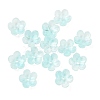 Dyed & Heated Glass Bead Caps GLAA-C042-01F-1