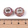 Opaque Resin European Beads RESI-T057-29G-3