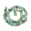Natural Green Aventurine Beads Strands G-C038-02A-01-4