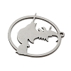 201 Stainless Steel Pendants STAS-G366-02P-06-2