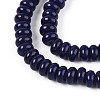 Opaque Spray Painted Glass Beads GLAA-ZX008-6mm-18P-3
