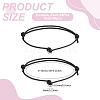 48Pcs 2 Colors Eco-Friendly Korean Waxed Polyester Cord Adjustable Bracelet Making AJEW-MA00002-2