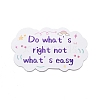 50Pcs Inspirational Cartoon English Word Paper Sticker Label Set DIY-G078-02-3