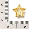 Rack Plating 
Brass Micro Pave Cubic Zirconia Pendants KK-I722-05G-W-3