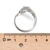 304 Stainless Steel Adjustable Cuff Rings RJEW-Z090-01P-5
