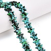Spray Painted Synthetic Turquoise Beads Strands UNKW-T001-11B-1