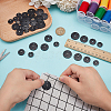 24 Pairs 4 Styles Zinc Alloy Snap Buttons FIND-FG0004-96EB-3