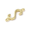Rack Plating Brass Connector Charms KK-P245-07G-S-2