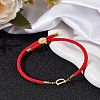 1Pc Adjustable Nylon Cord Slider Bracelets for Women BJEW-LP0001-32D-02-3