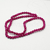 Natural Mashan Jade Round Beads Strands G-D263-4mm-XS12-2
