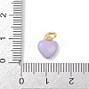 Brass Enamel Charms KK-P339-25G-04-3