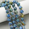 Synthetic Turquoise Beads Strands G-U023-A06-01-1