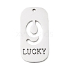 304 Stainless Steel Pendants STAS-D200-02J-P-1