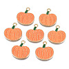 Autumn Theme Rack Plating Alloy Enamel Pendants LS-PALLOY-N164-007-1