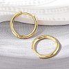 Brass Huggie Hoop Earrings KK-D160-55G-2